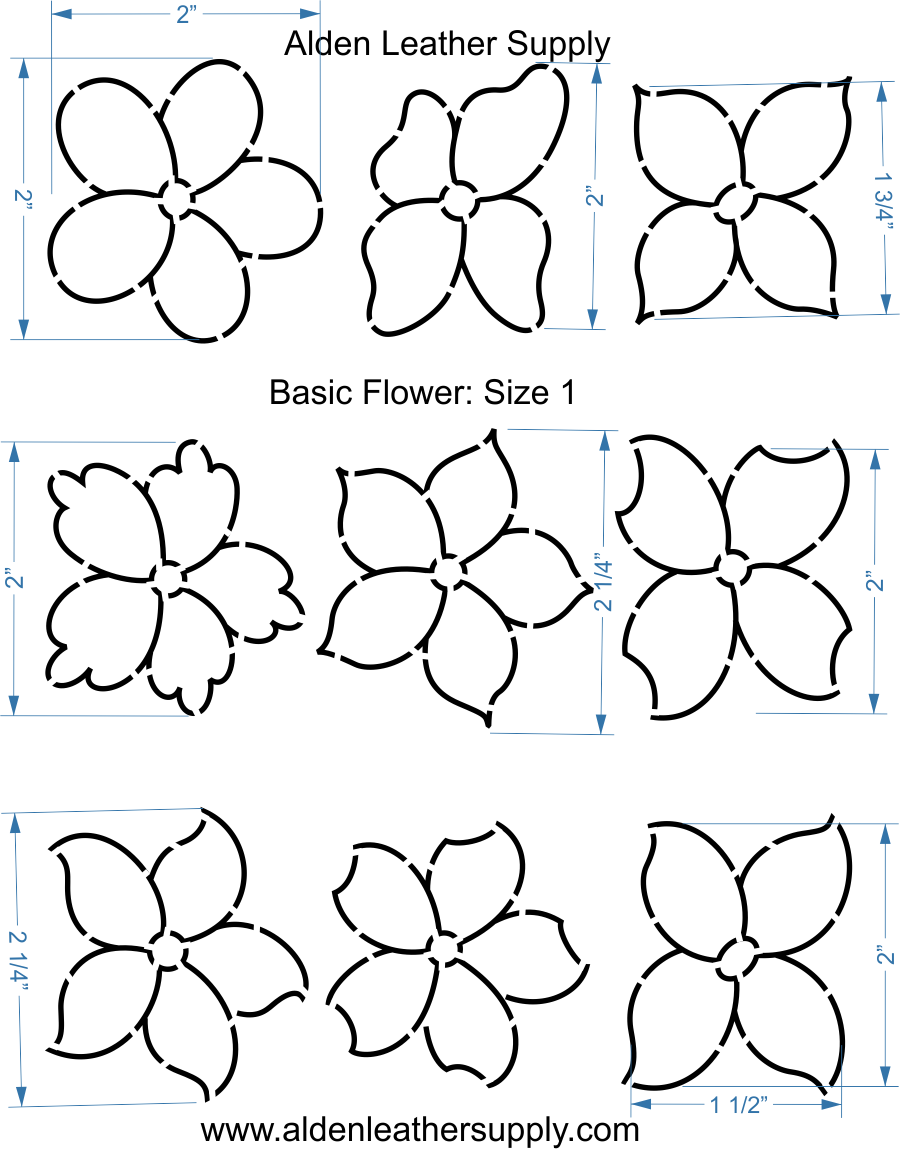 Flower Stencils