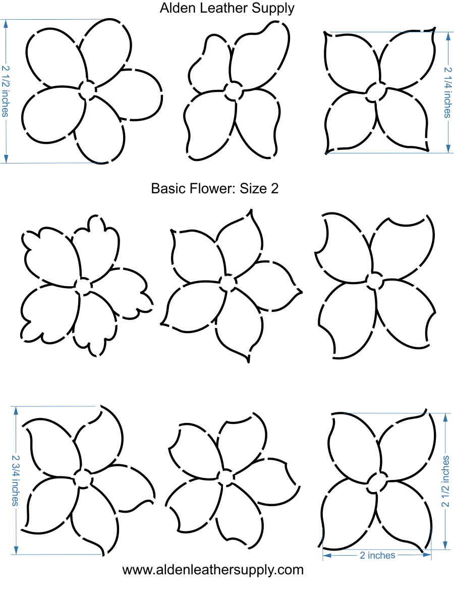 Flower Stencils